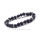 2016 Unique Design Men's 8mm Lava Stone Zinc Alloy Bead Bracelet